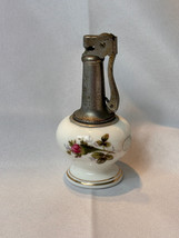 VTG Table Lighter Bone China Hand Painted Floral Motif Made In Japan - £23.70 GBP