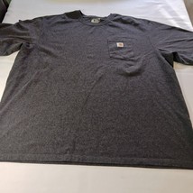 Carhartt K87-CRH Men's Charcoal Cotton Blend Workwear Short Sleeve T-Shirt 4XL image 9