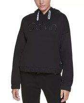 Calvin Klein Performance Women&#39;s Embroidered Logo Hoodie, Black, Large - $452.30 MXN