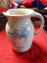 Great American Pottery Handpainted  PITCHER Signed Ellis Prod-Marshall, ... - $13.86