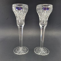 Waterford Marquis Canterbury Pattern Pair Of Crystal Candle Holders 8.1/2&quot;German - £22.24 GBP
