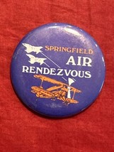 Air Rendezvous Pinback Button VTG 1984 Capital Airport Springfield IL Av... - £6.71 GBP