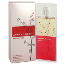 Armand Basi Sensual Red by Armand Basi Eau De Toilette Spray 3.4 oz for Women - £35.55 GBP