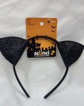 Scunci ￼ Halloween Glitter Cat Ear Headband￼ Black Buy More Save&amp; COMBIN... - $4.46