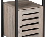 Vasagle Nightstand, End Table With Open Shelf, Side Table, Inner Adjustable - £54.89 GBP