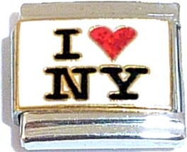 I Love New York Italian Charm - £7.09 GBP