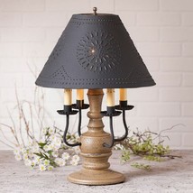 Cedar Creek lamp in Americana Pearwood with Textured Metal Shade image 2