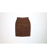 Vintage 90s Streetwear Womens Size 26 Rainbow Geometric Paisley Corduroy... - $551.59 MXN