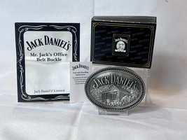 2006 Jack Daniels Belt Buckle Mr. Jack&#39;s Office Tennessee Whiskey In Box - $29.65