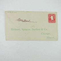 US Postal Stationery Hibbard Spencer Bartlett &amp; Co Chicago Illinois 2c Antique - £7.82 GBP