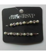 Charming charlie RSVP Faux Pearl &amp; Rhinestone Hair Pins - $26.08 CAD