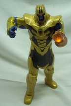 Light Up Talking Thanos Marvel Comics Avengers 8&quot; Plastic Action Figure Toy - £12.85 GBP