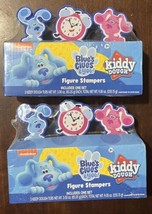 Lot of 2 Nickelodeon Blue&#39;s Clues &amp; You Kiddy Dough Play Figure Stampers - NEW! - £9.73 GBP