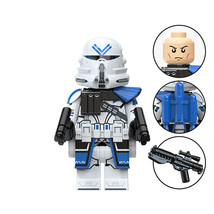 Star Wars 501st Clone Trooper Figure V-Marked Helmet Custom Minifigure - $3.60
