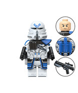 Star Wars 501st Clone Trooper Figure V-Marked Helmet Custom Minifigure - €3,10 EUR