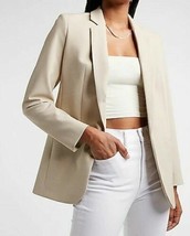 Elegante Blazer Crema Para Mujer Cuero de Piel de Cordero Genuino Hecho ... - $2,458.72 MXN+
