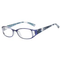 Fashion Portable Elegant Flowers Ultra Light Frame Reading Glasses Anti-Blue Lig - £8.22 GBP