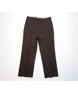 Vintage 70s Streetwear Mens 36x30 Knit Wide Leg Bell Bottoms Pants Brown... - $95.82 CAD