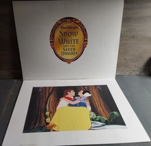 Snow White and the Seven Dwarfs Exclusive Walt Disney Lithograph Portfol... - $16.70