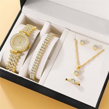 Watches Set Luxury Rhinestone gold - £8.70 GBP