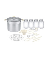 Stainless Steel Canning Pot Set. Includes Canning Rack, Mason Jars, Tong... - €253,29 EUR