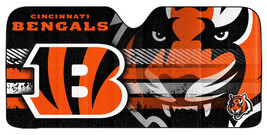 Cincinnati Bengals Auto Sun Shade - 59&quot;x27&quot; - $1,126.25 MXN