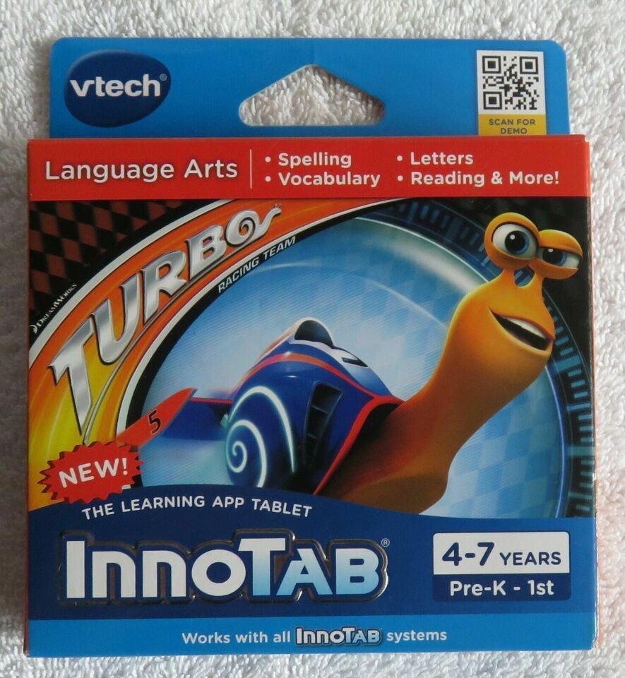 Turbo InnoTab Software Spelling Vocabulary Letters Reading New - Ages 4-... - $1.38