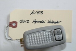 2012-2014 HYUNDAI VELOSTER INTERIOR CEILING SUN VISOR LIGHT GRAY K183 - $35.16