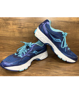 Saucony Blue Pink Power Grid Run Dry S10256-7 Women Sz 8.5 - $32.58 CAD