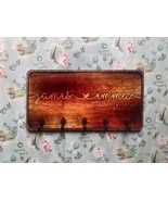 Personalized Key holder for wall / Rustic wall key holder / personalized... - $971.01 MXN