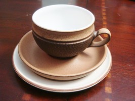 Denby Pottery England stoneware &quot;Cotswold&quot; trio cup, saucer, plate - $46.52