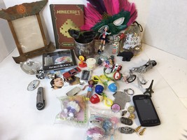 Vintage Junk Drawer Lot Misc Items Toys Collectibles Knives Military Pin McDs - £11.96 GBP