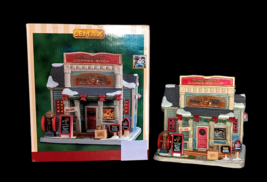 LEMAX Bean Happy Coffee Shop Lighted Porcelain Building Christmas Village Gift - £36.04 GBP
