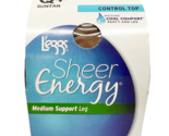 L&#39;eggs Sheer Energy Control Top Medium Support Pantyhose Tights, Size Q+... - £3.92 GBP