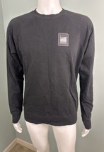 Patagonia Black Alpine Icon Regenerative Organic Cotton Crew Sweatshirt ... - $26.72