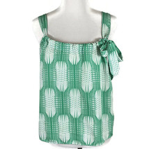 Old Navy Womens Night Shirt Size Small S Green White Tie on shoulder Sleeveless - £13.77 GBP