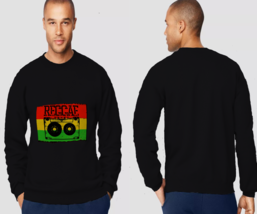 Rasta Reggae Black Men Pullover Sweatshirt - £25.88 GBP