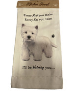 Kitchen Tea Towel - Dogs - Westie- West Highland Terrier White - $12.19