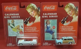 Johnny Lightning Coca- Cola Calendar Girl Series 53' Buick Super 50' Woody - $11.99
