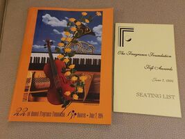 Fragrance Foundation 22nd Annual FiFi Awards Program June 1994 w Seating... - €8,52 EUR