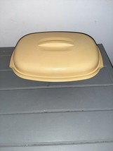 Vintage Tupperware Microwave Steamer 3 Piece Harvest Gold Yellow 1273 12... - $311.93 MXN