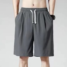 Men&#39;s Ice Silk  Shorts Summer Thin Loose Fitting Oversized Outerwear Large Short - £85.21 GBP