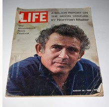 Woodstock Life Magazine Vintage 1969 Norman Mailer A Fire On The Moon** - $9.99