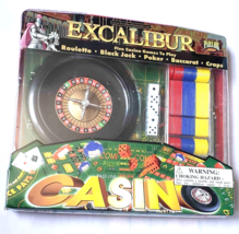 Excalibur Classic Parlor Games Five Casino Games To Play - $7.91