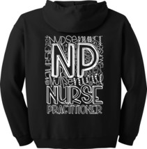 Nurse Practitioner RNP NP Full Zip Hoodie - $44.95