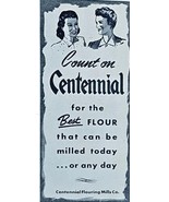 CENTENNIAL FLOUR - 1946 Vintage Print Ad - FLOURING MILLS CO. Best Flour... - $9.08