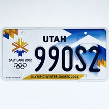 2002 United States Utah Olympic Winter Games Passenger License Plate 990S2 - £17.04 GBP