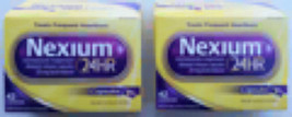Nexium 24hr 42 capsules, 2 Pack, Exp 2025 - $34.95