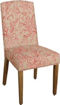 Homepop Pink Coral Parsons Modern Dining Chair, Single Pack. - £111.10 GBP