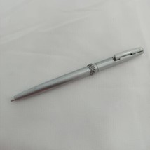 Sheaffer Imperial Brushed Steel Silver Ball Pen Made in USA - $82.17
